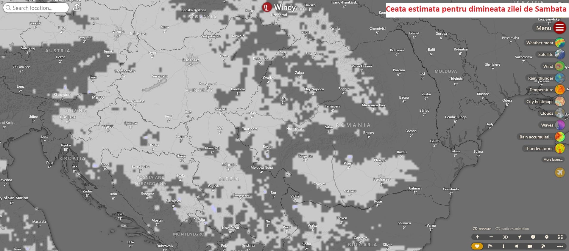 inversiunile termice si ceata