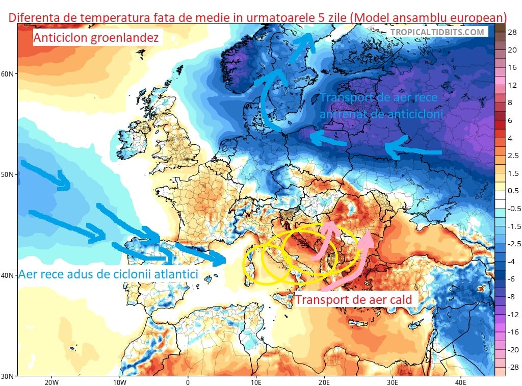 Vortexul polar va continua