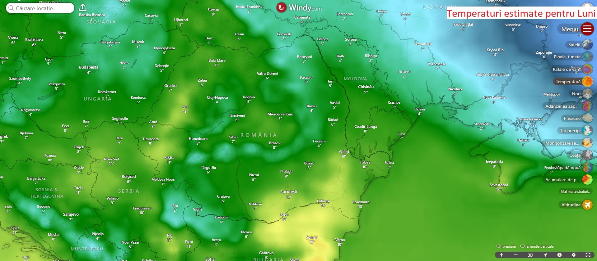 saptamana cu vreme calda