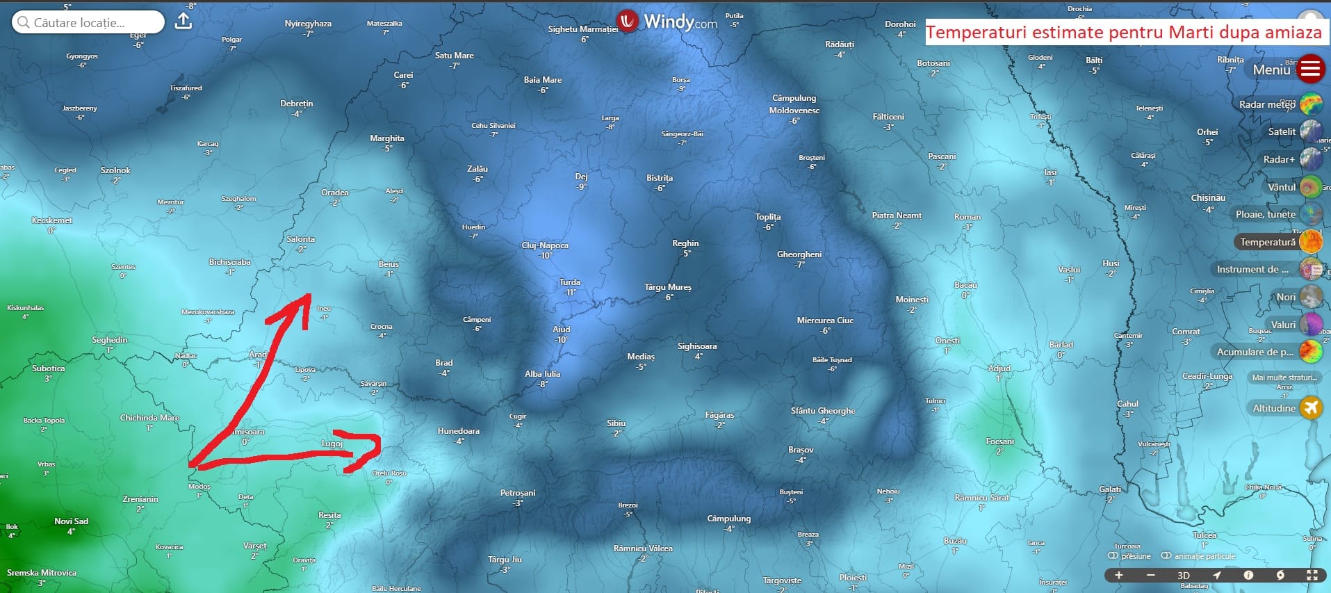 aria ninsorilor se va