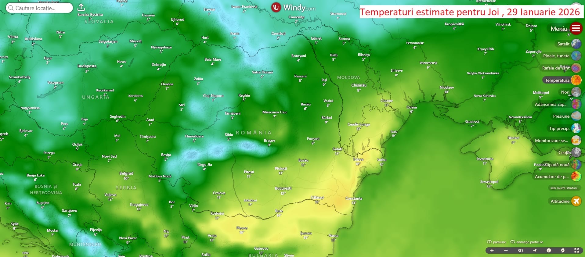 saptamana cu vreme calda