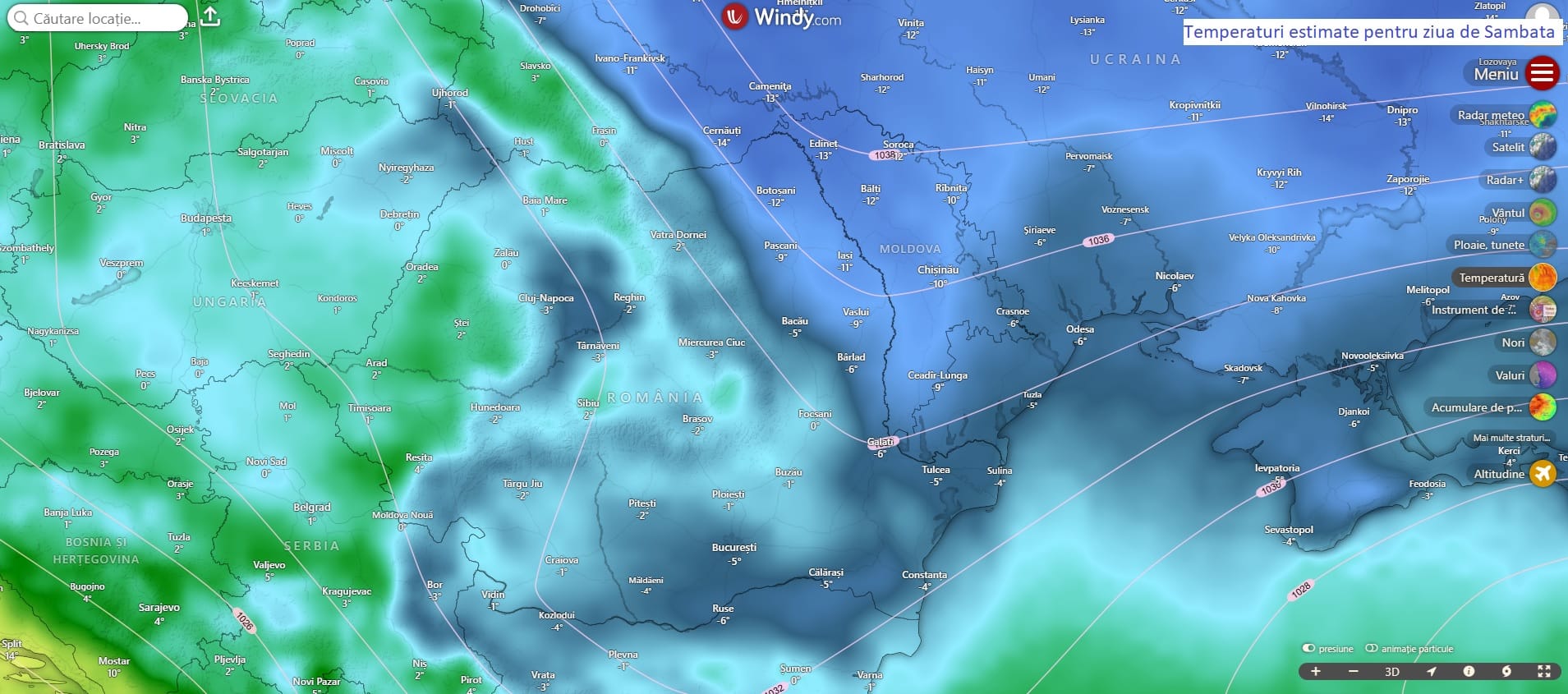 nucleu al Anticiclonului Siberian