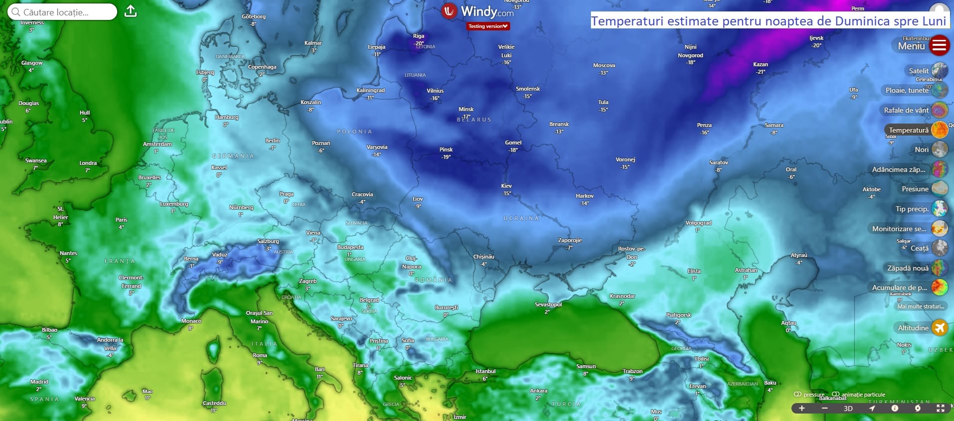 intoarcere a aerului polar