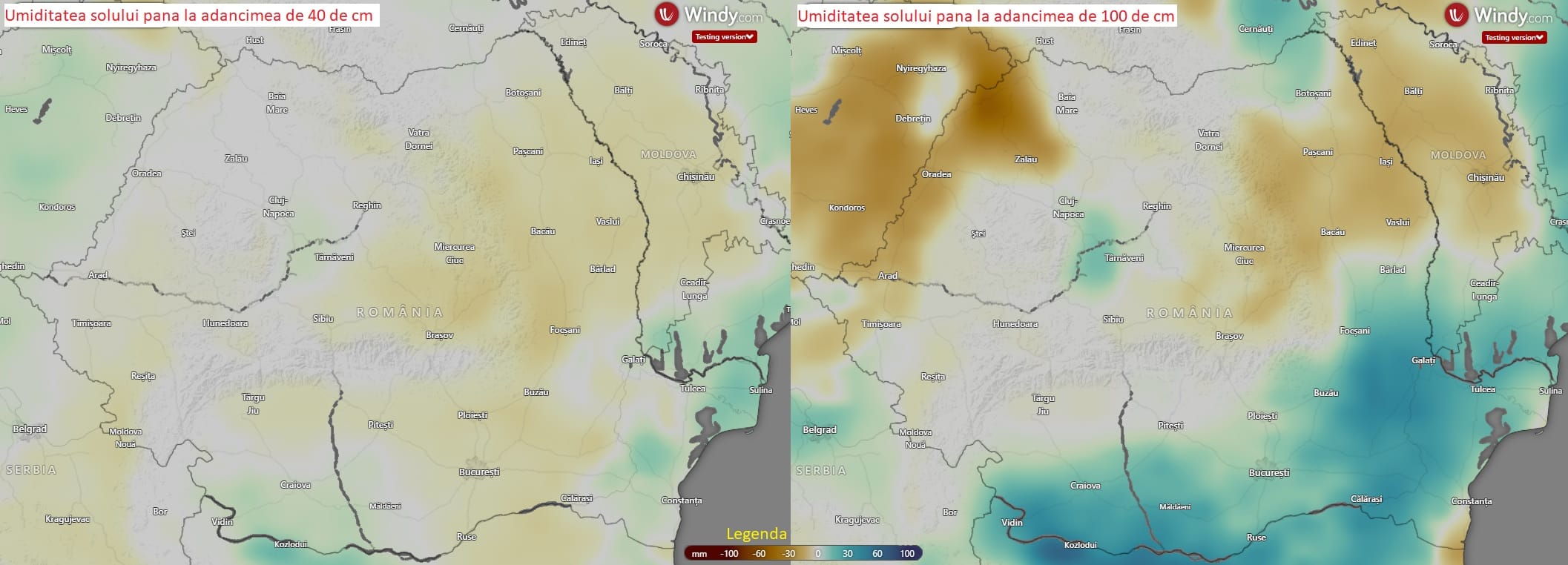 Seceta continua sa domine