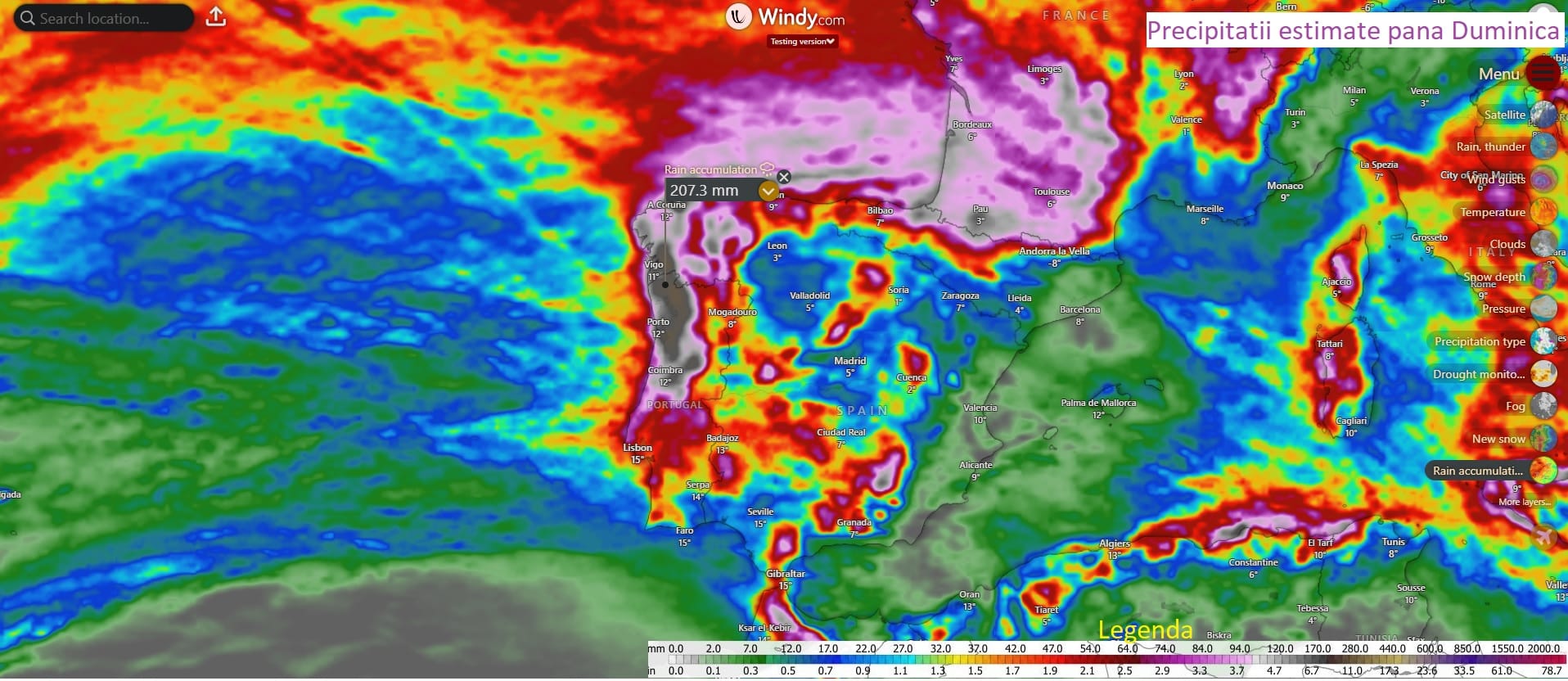 Ploi consistente continua