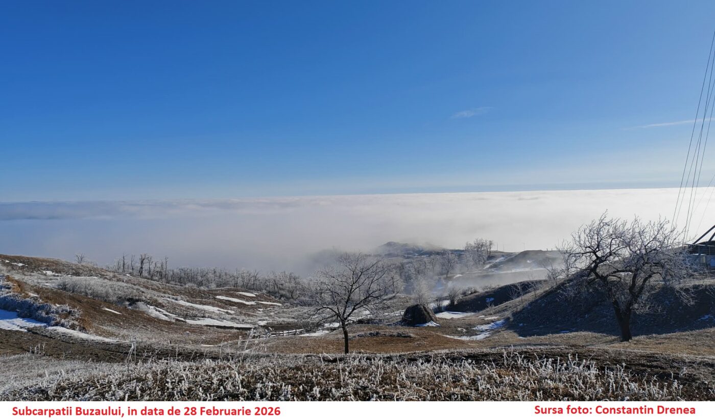 Mare de nori in urma inversiunii termice