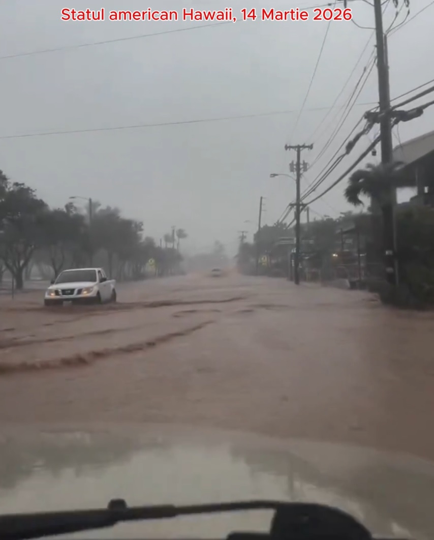 Conditii in Insulele Hawaii 14 Martie 2026