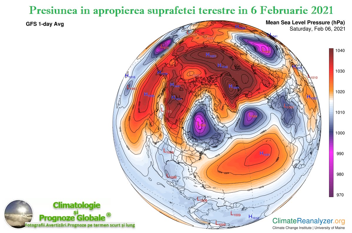 Extinderea centrilor de presiune ridicată în 6 Februarie 2021
