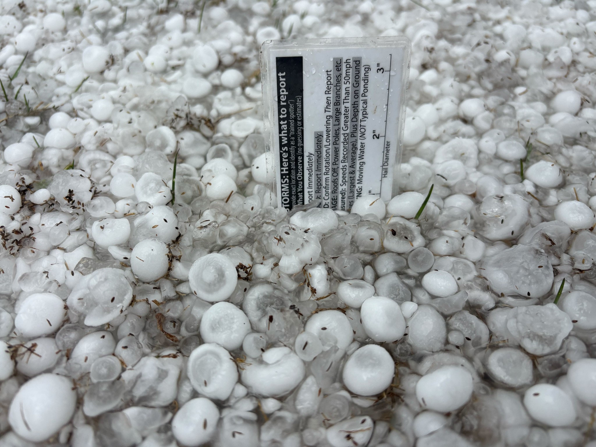 Grindină în Minnesota, 13 Aprilie 2026