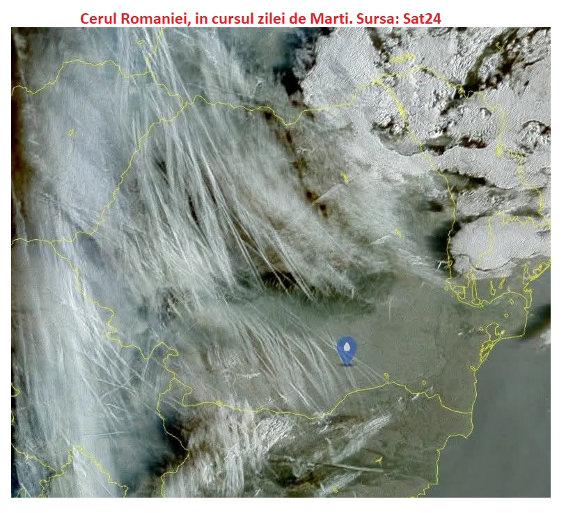 Cerul Romaniei pe parcursul zilei de Marti, 6 Octombrie 2026